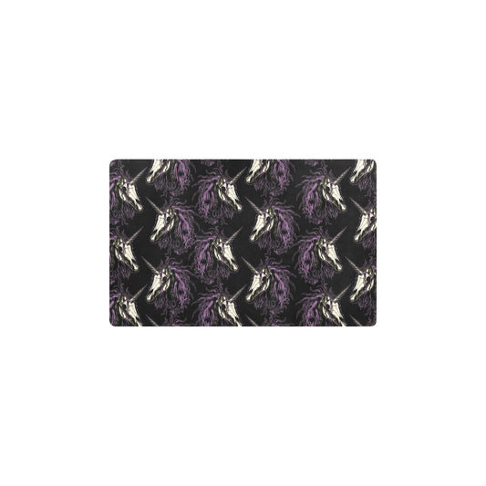 Unicorn Skull head Kitchen Mat