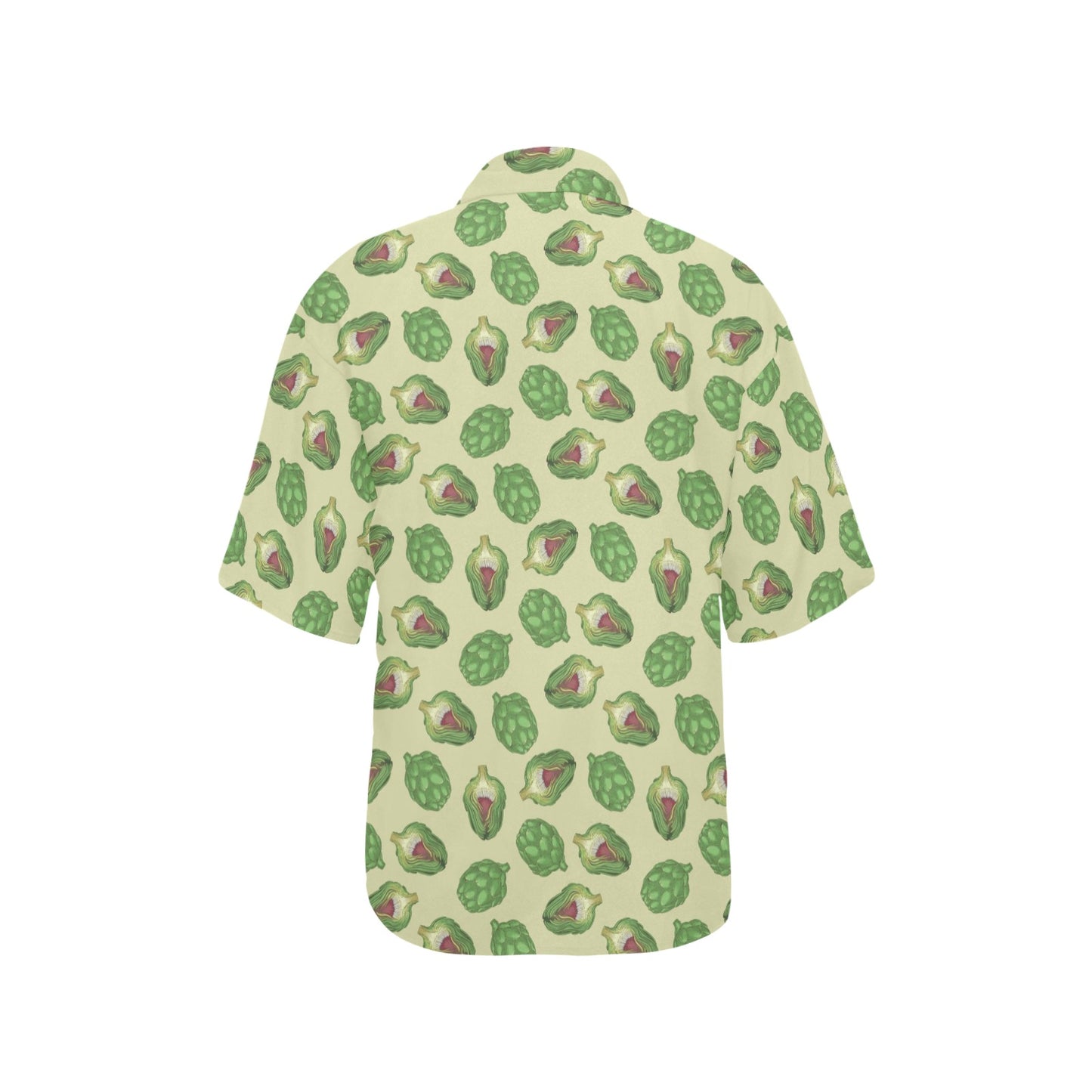 Artichoke Pattern Print Design 03 Women's Hawaiian Shirt