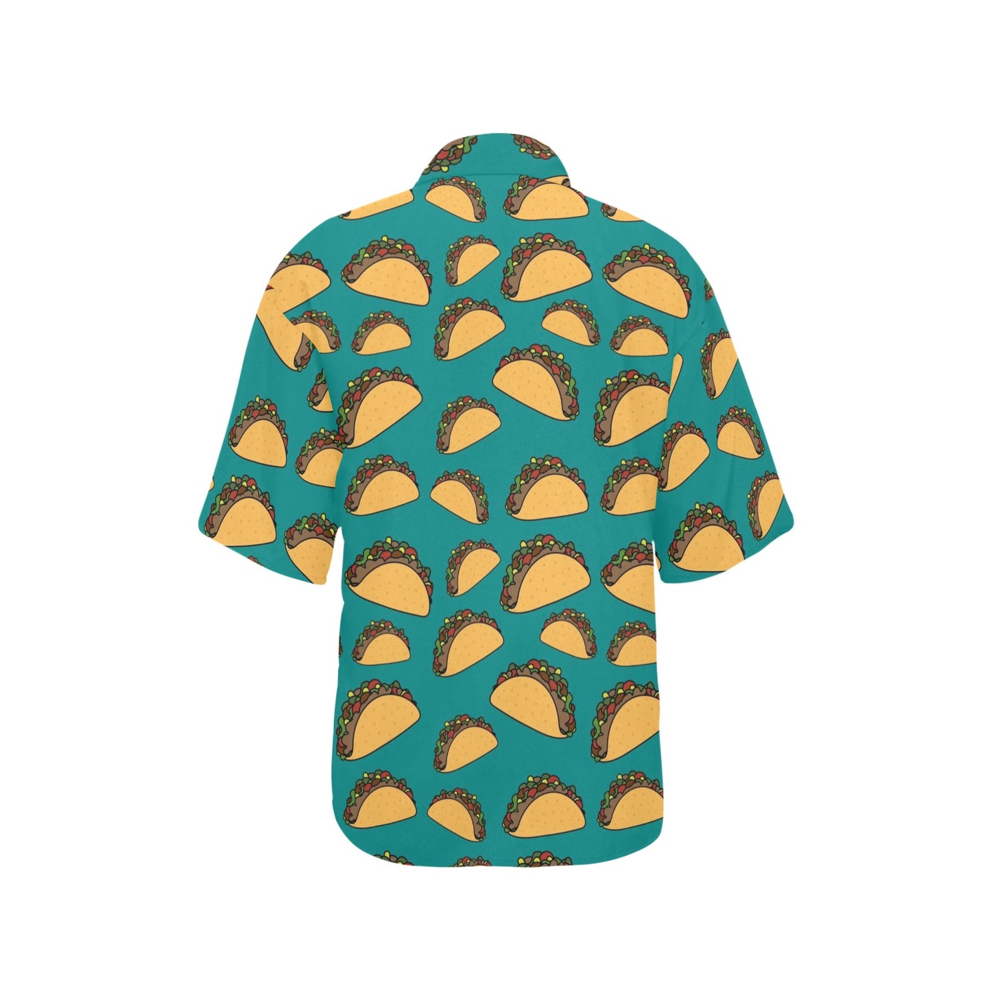 Taco Pattern Print Design TC07 Women's Hawaiian Shirt