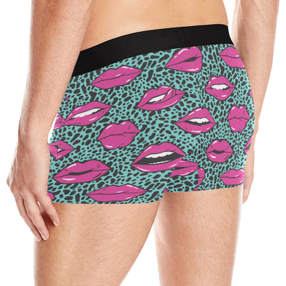 Lip Pattern Print Design 04 Men's Boxer Briefs