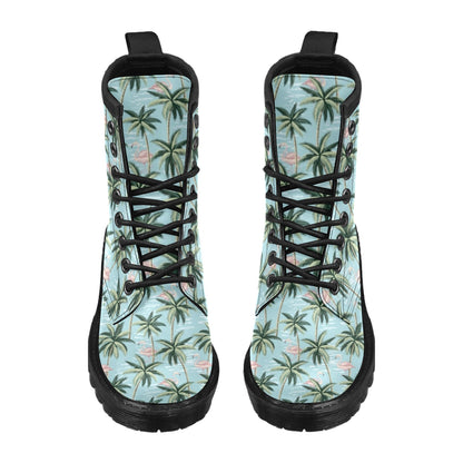 Palm Tree Pattern Print Design PT05 Women's Boots