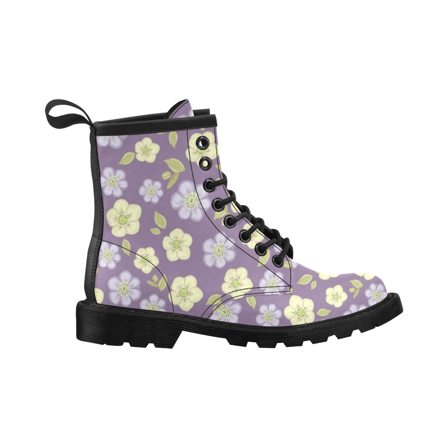 Anemone Pattern Print Design AM013 Women's Boots