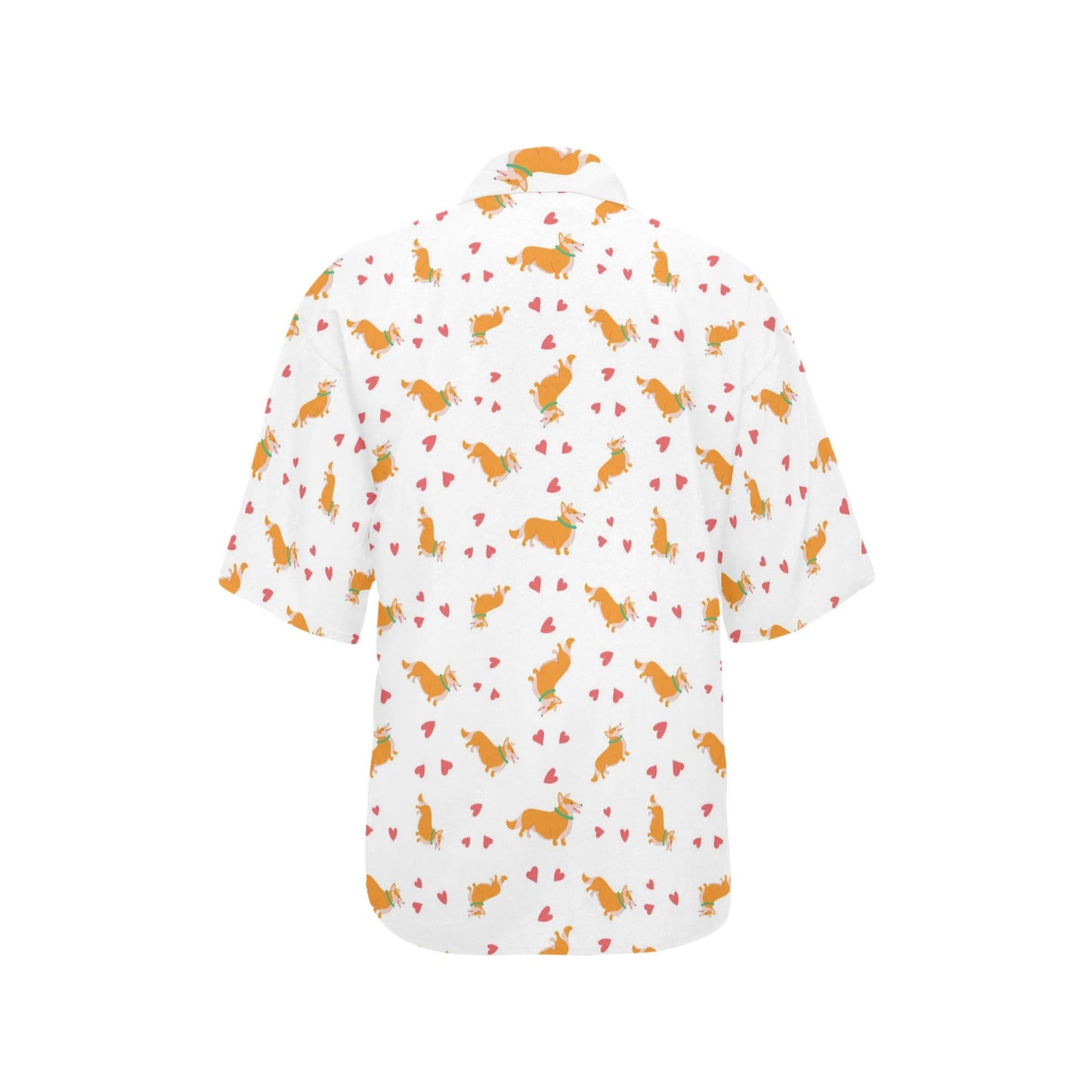 Cardigan Welsh Corgis Pattern Print Design 04 Women's Hawaiian Shirt
