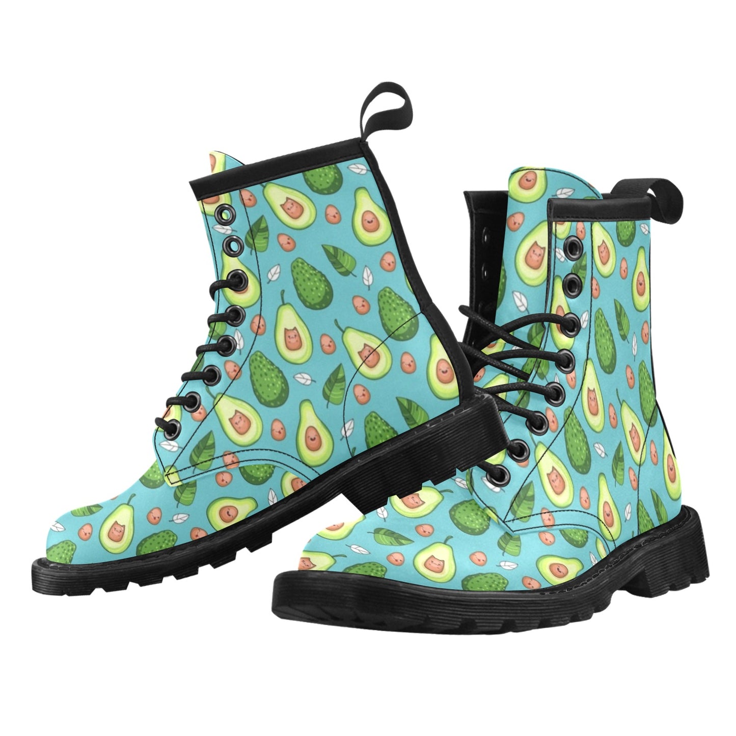 Avocado Pattern Print Design AC05 Women's Boots