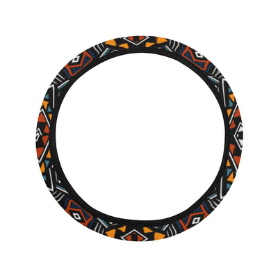 African Kente Print v2 Steering Wheel Cover with Elastic Edge