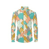 Mountain Pattern Print Design 02 Men's Long Sleeve Shirt