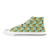 Angelfish Print Design LKS402 High Top Women's White Shoes