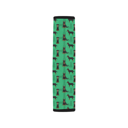 Beauceron Pattern Print Design 01 Car Seat Belt Cover