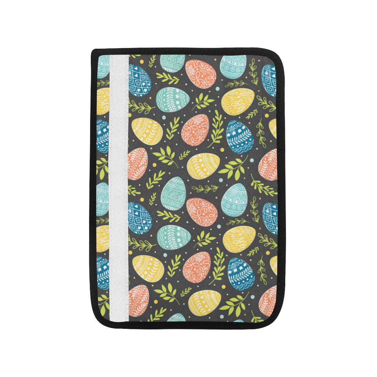 Easter Eggs Pattern Print Design RB01 Car Seat Belt Cover