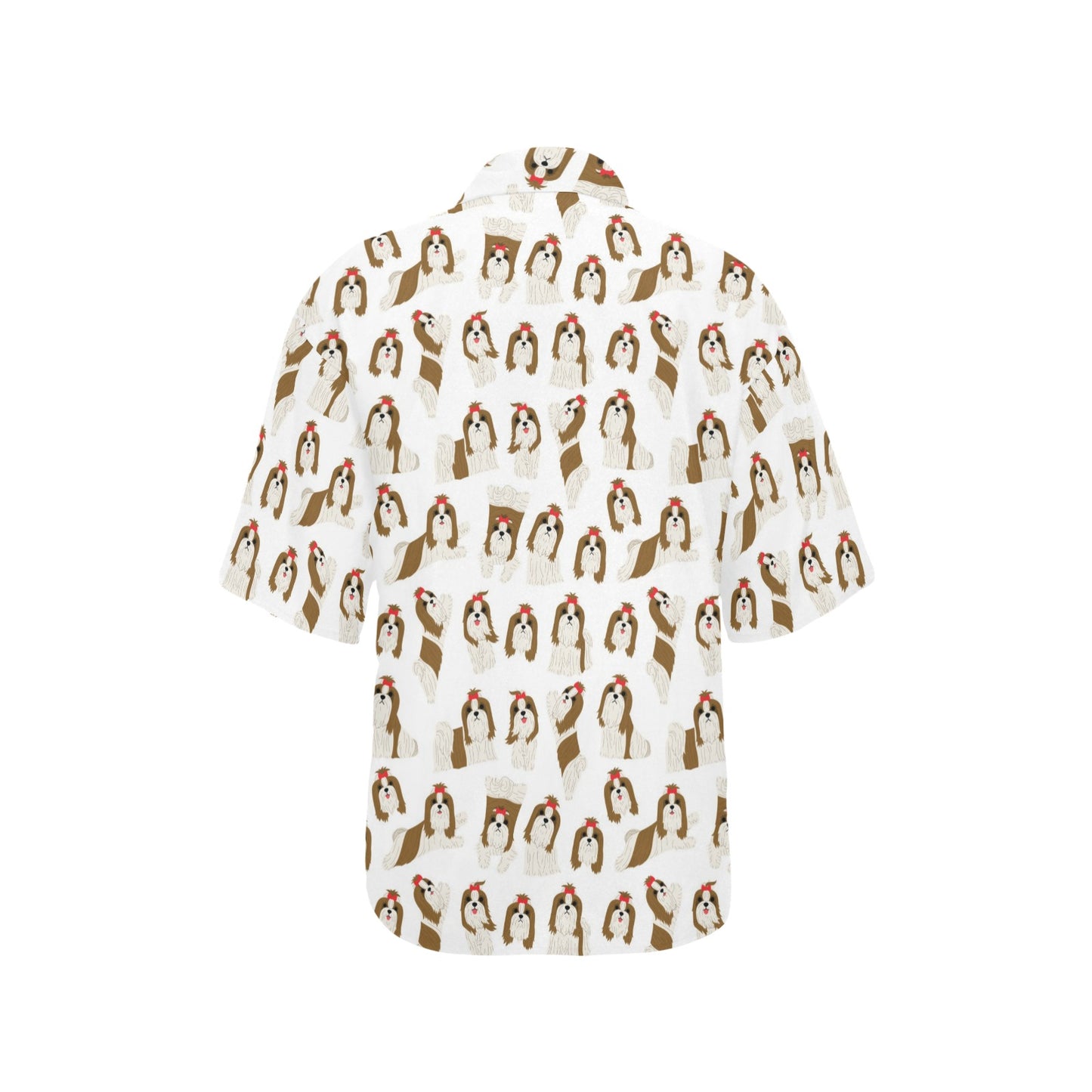 Shih Tzu Print Design LKS302 Women's Hawaiian Shirt