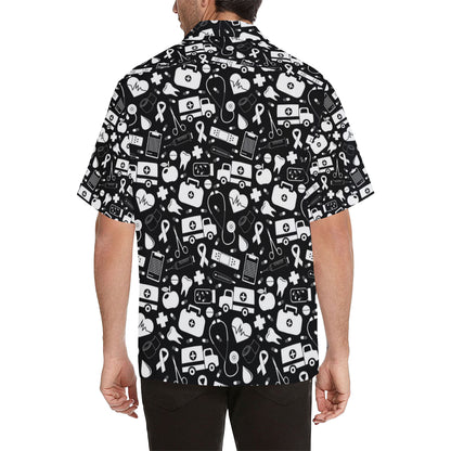 Medical Pattern Print Design 01 Men's Hawaiian Shirt
