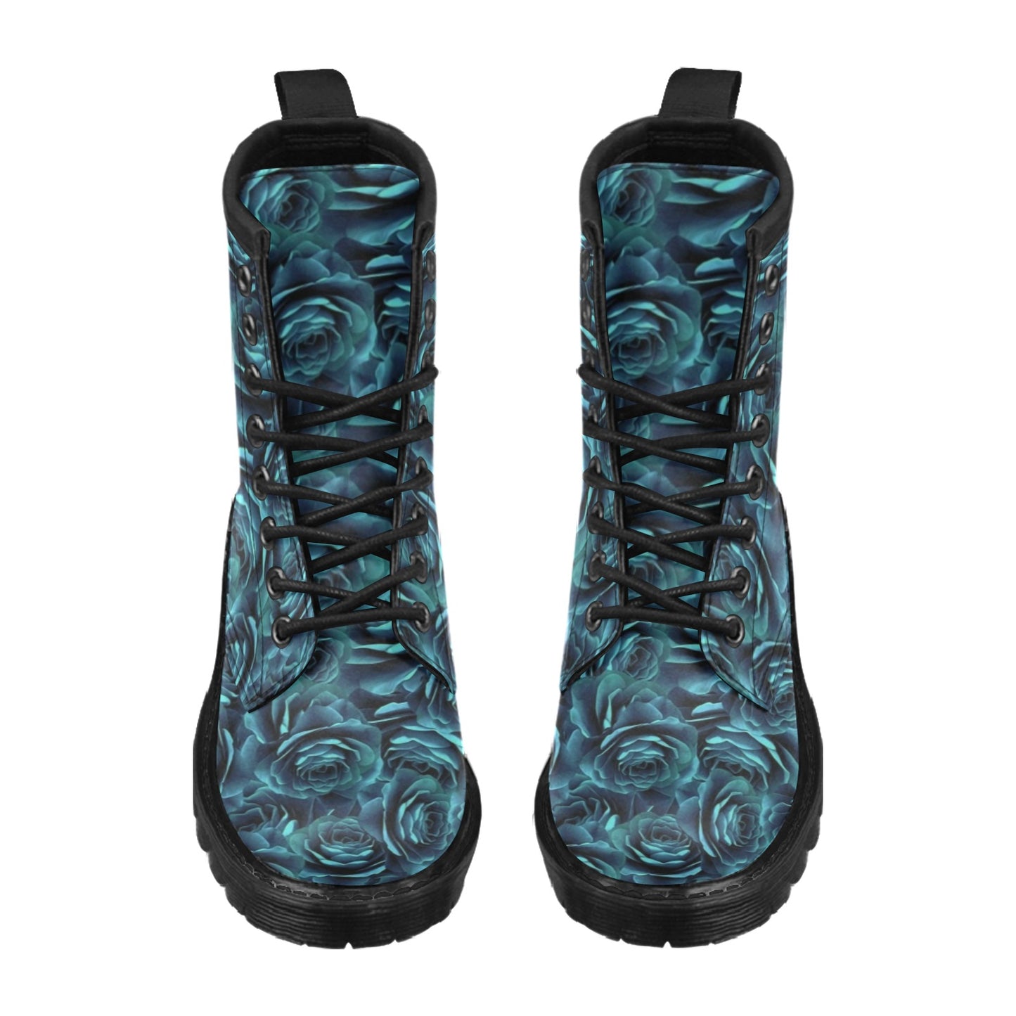 Camellia Pattern Print Design CM04 Women's Boots