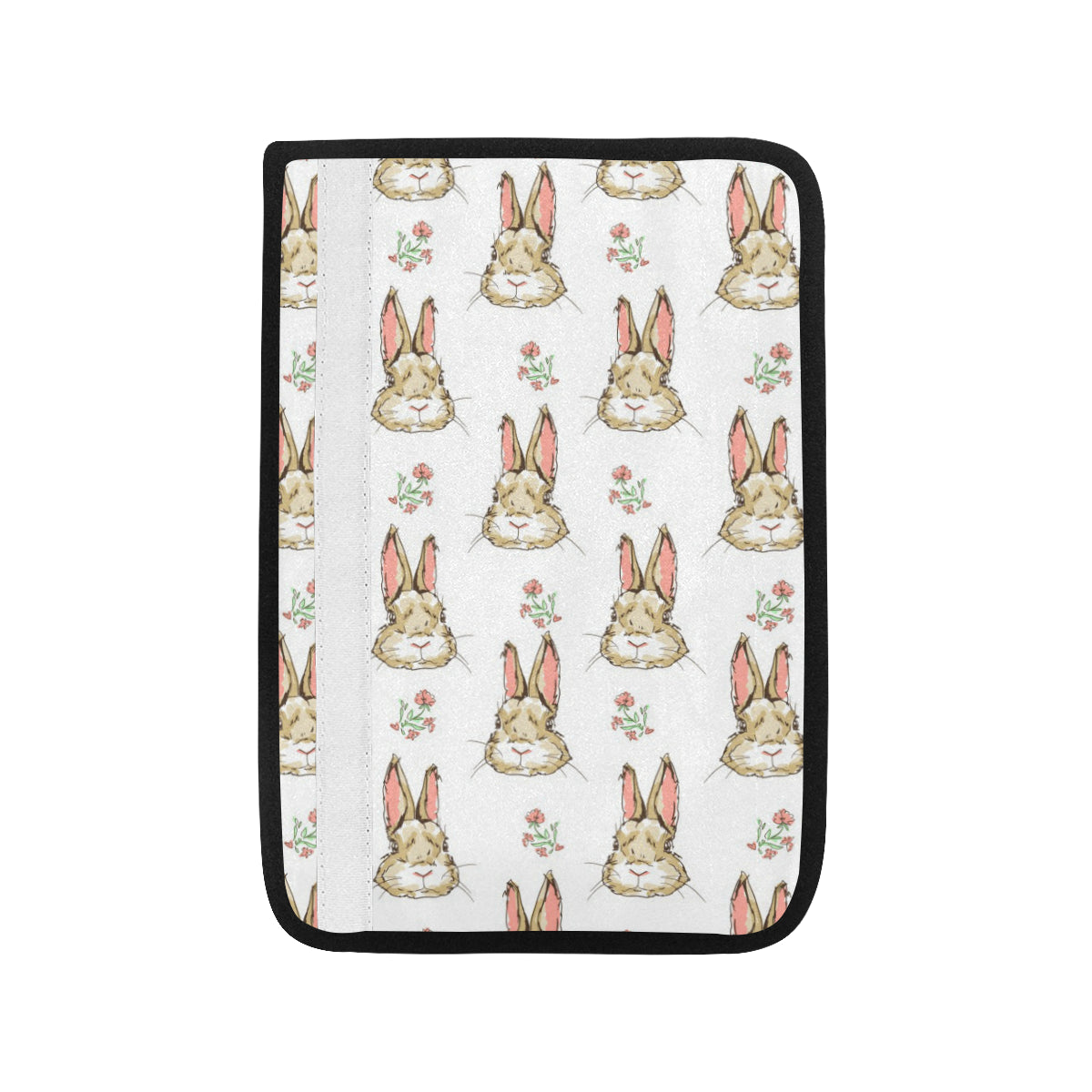 Rabbit Pattern Print Design RB09 Car Seat Belt Cover