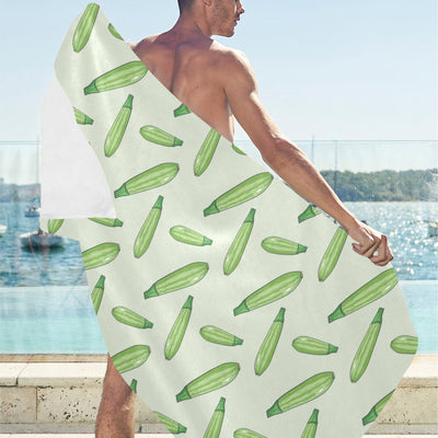 Zucchini Print Design LKS302 Beach Towel 32" x 71"