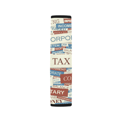 Accounting Financial Pattern Print Design 01 Car Seat Belt Cover