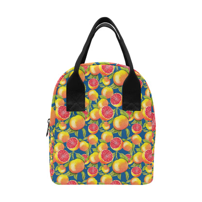 Grapefruit Pattern Print Design GF04 Insulated Lunch Bag