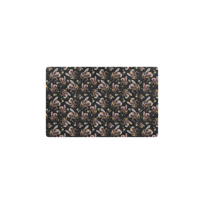 Bee Pattern Print Design 04 Kitchen Mat