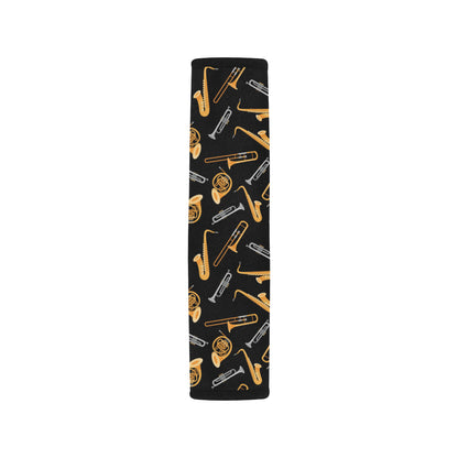 Jazz Pattern Print Design 01 Car Seat Belt Cover