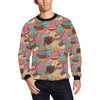 Cupcake Pattern Print Design CP01 Men Long Sleeve Sweatshirt