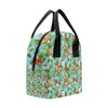 Pineapple Hawaiian flower Tropical Insulated Lunch Bag