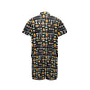 Camping Campfire Marshmallows Men's Romper