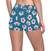 Cherry Blossom Pattern Print Design CB08 Yoga Shorts