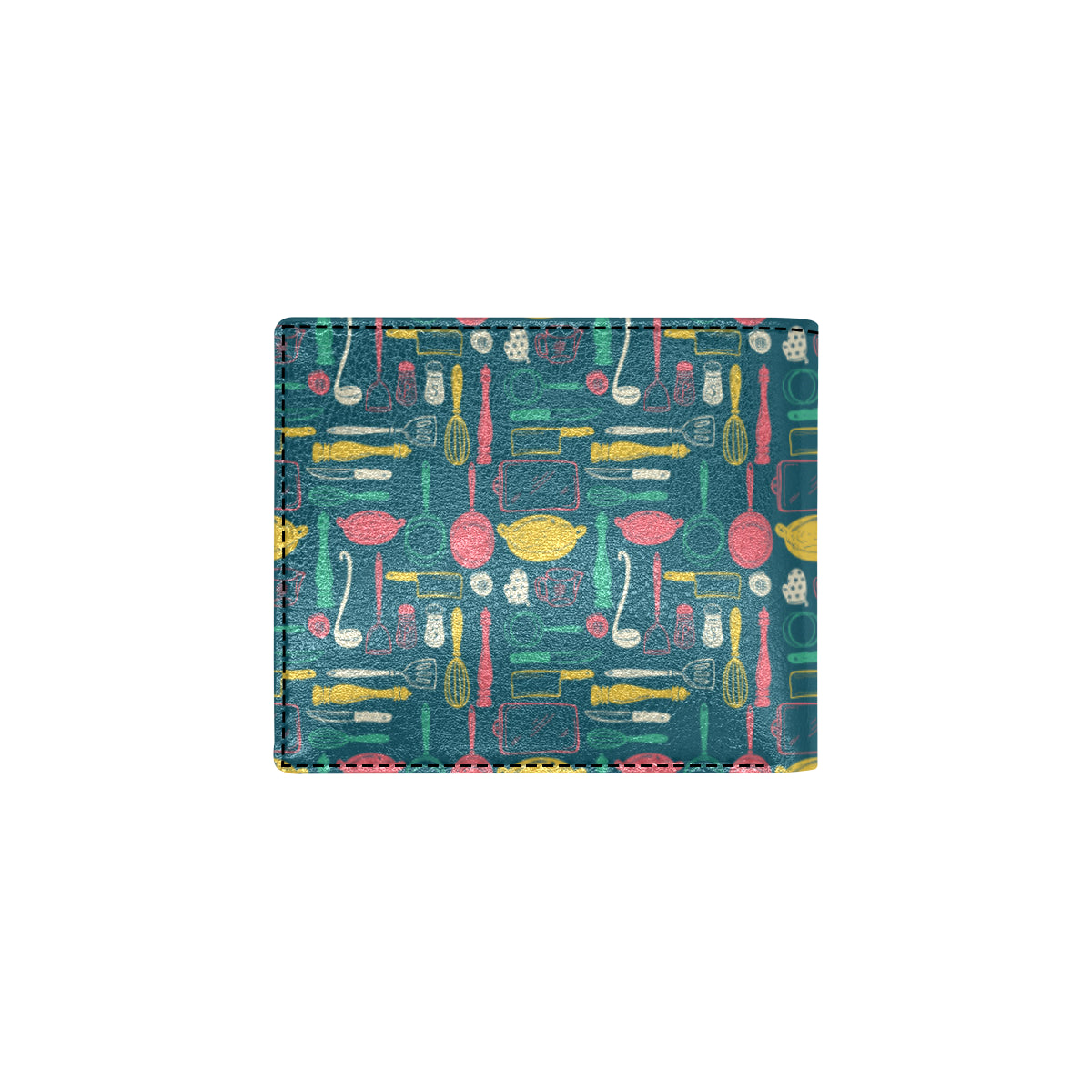 Cooking Kitchen Tools Pattern Print Design 01 Men's ID Card Wallet