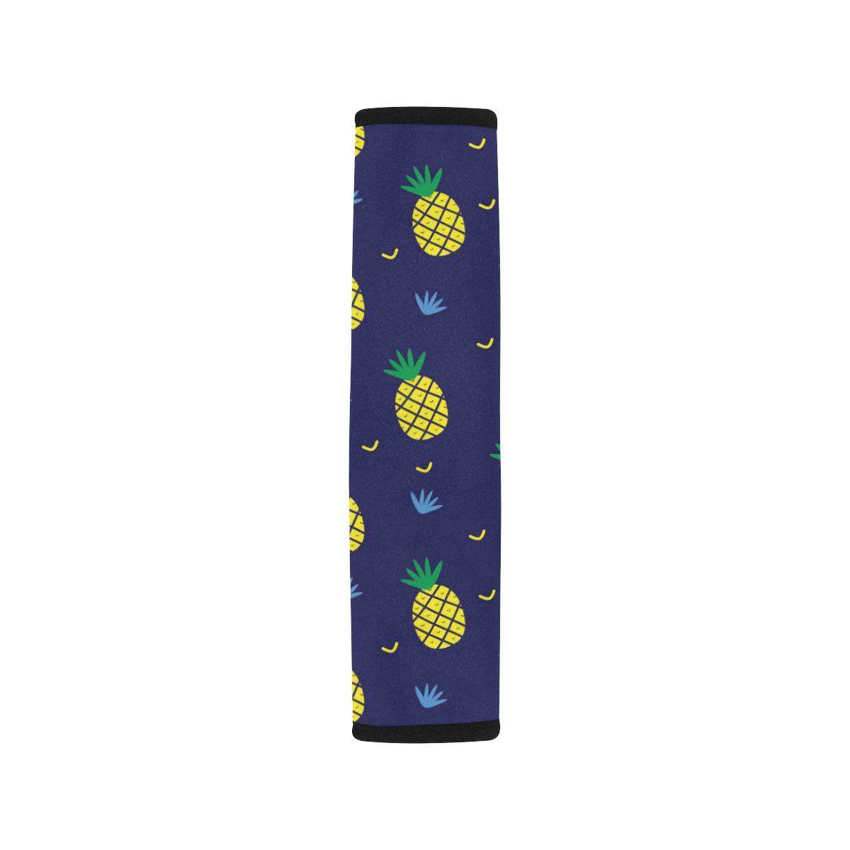Pineapple Pattern Print Design A01 Car Seat Belt Cover