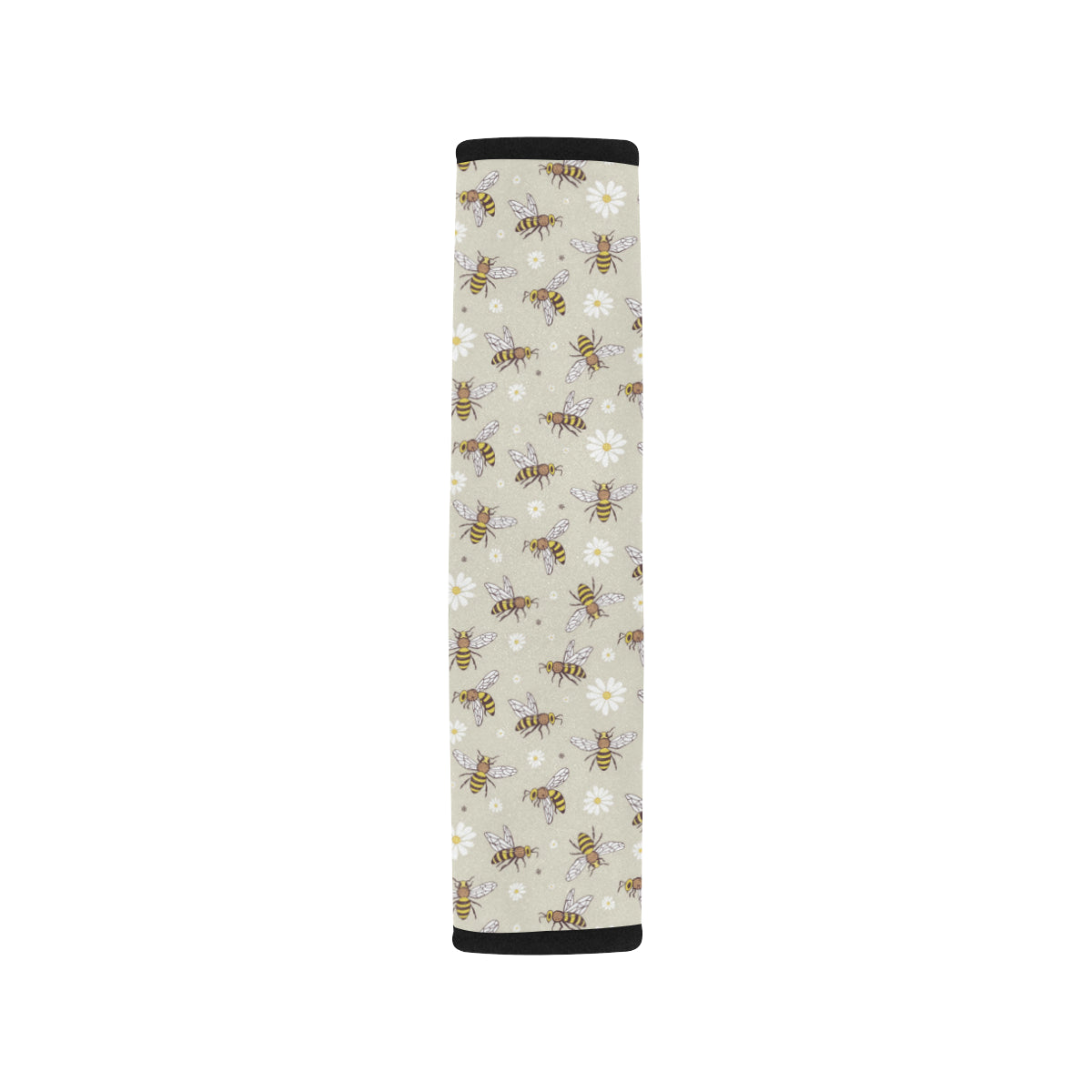 Bee Pattern Print Design 03 Car Seat Belt Cover