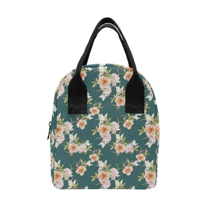 Iris Pattern Print Design IR01 Insulated Lunch Bag