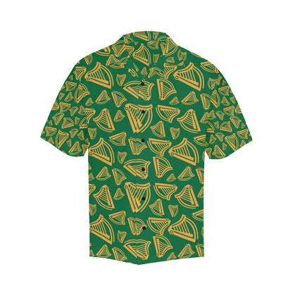 Harp Pattern Print Design 03 Men's Hawaiian Shirt