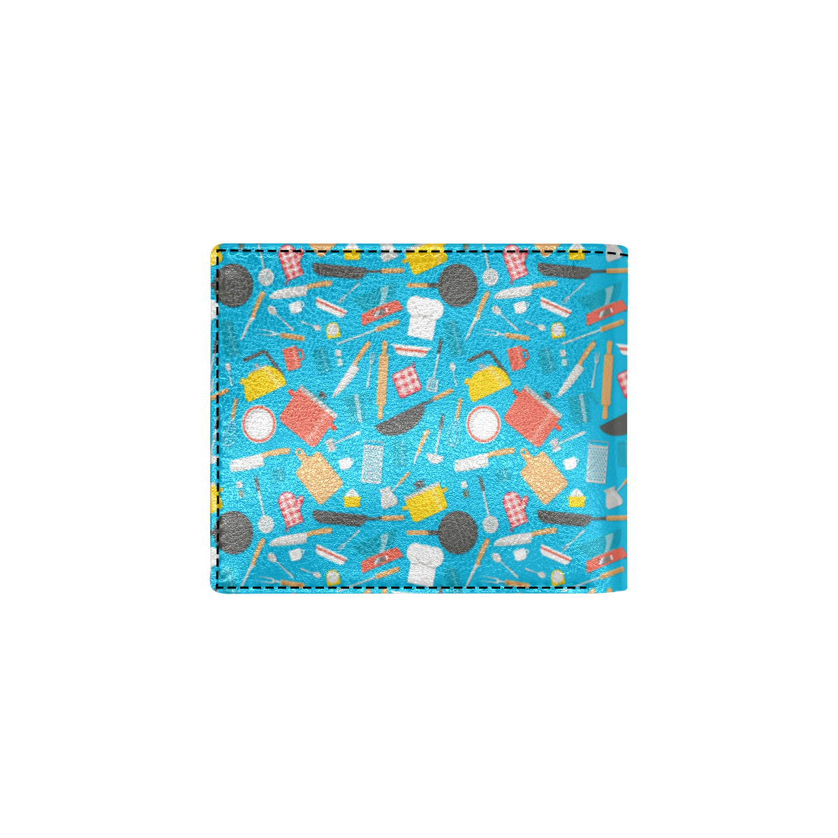 Cooking Kitchen Tools Pattern Print Design 03 Men's ID Card Wallet