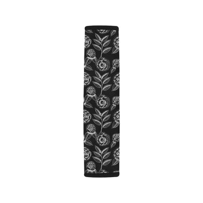 Camellia Pattern Print Design 02 Car Seat Belt Cover