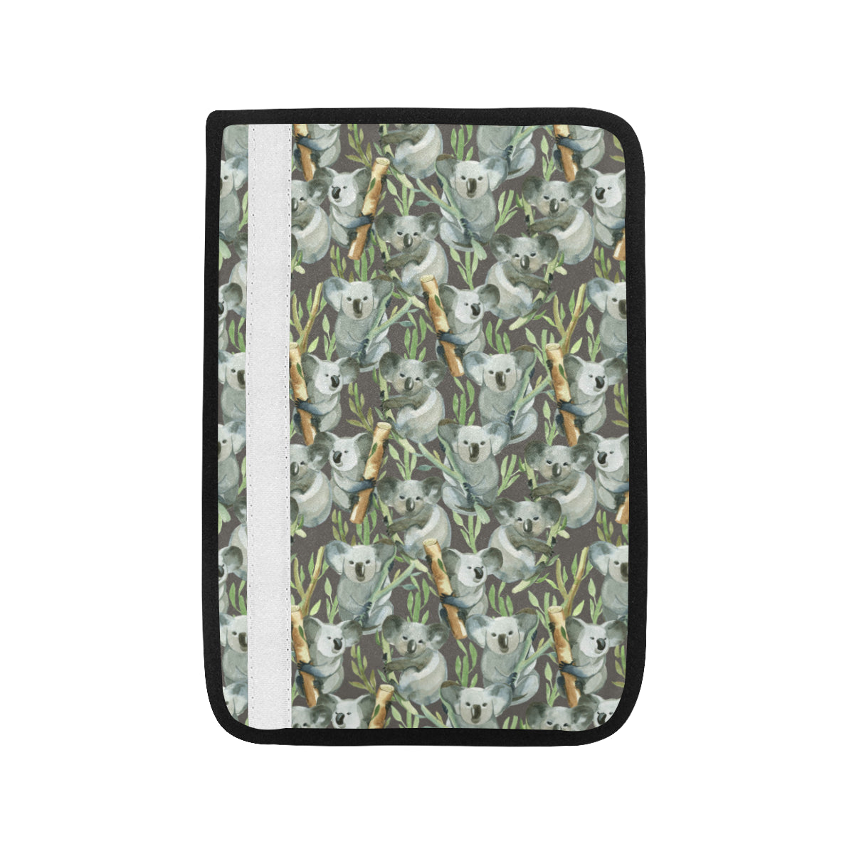 Koala Pattern Design Print Car Seat Belt Cover