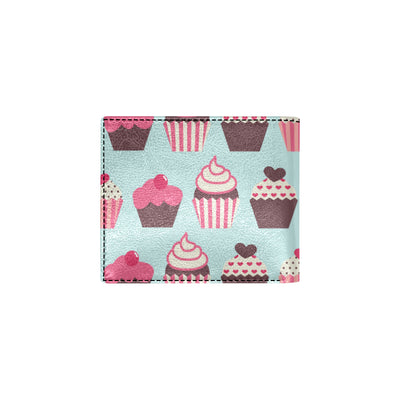 CupCake Print Pattern Men's ID Card Wallet