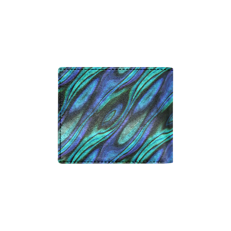 Abalone Pattern Print Design 03 Men's ID Card Wallet