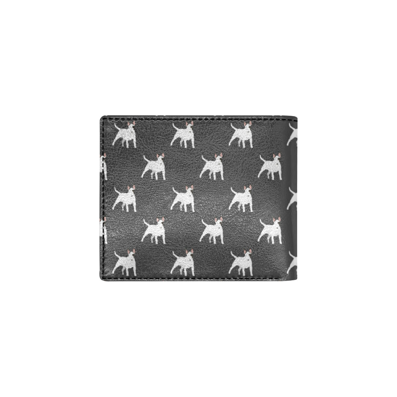 Bull Terriers Pattern Print Design 02 Men's ID Card Wallet