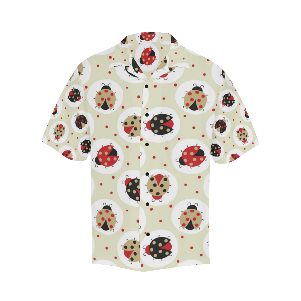Ladybug Pattern Print Design 03 Men's Hawaiian Shirt