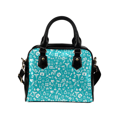 Medical Pattern Print Design 04 Shoulder Handbag