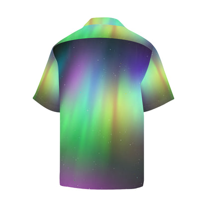 Aurora Borealis Pattern Print Design 03 Men's Hawaiian Shirt
