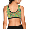 Camping Camper Pattern Print Design 04 Sports Bra