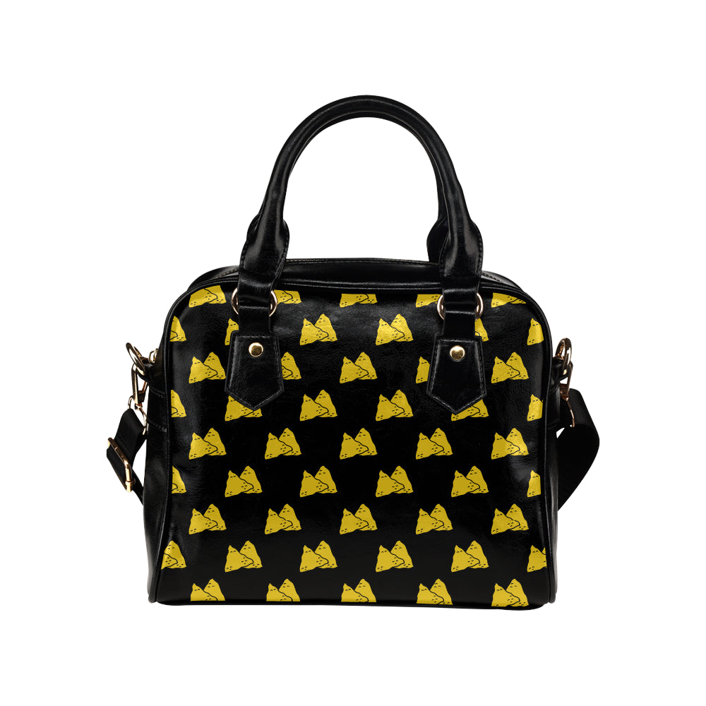 Nachos Pattern Print Design A02 Shoulder Handbag