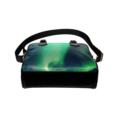 Aurora Borealis Pattern Print Design 04 Shoulder Handbag