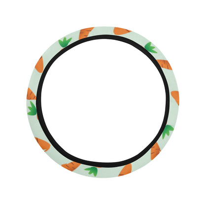 Carrot Pattern Print Design 05 Steering Wheel Cover with Elastic Edge
