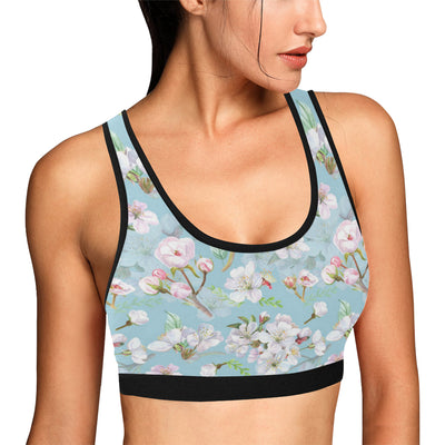 Apple blossom Pattern Print Design AB06 Sports Bra