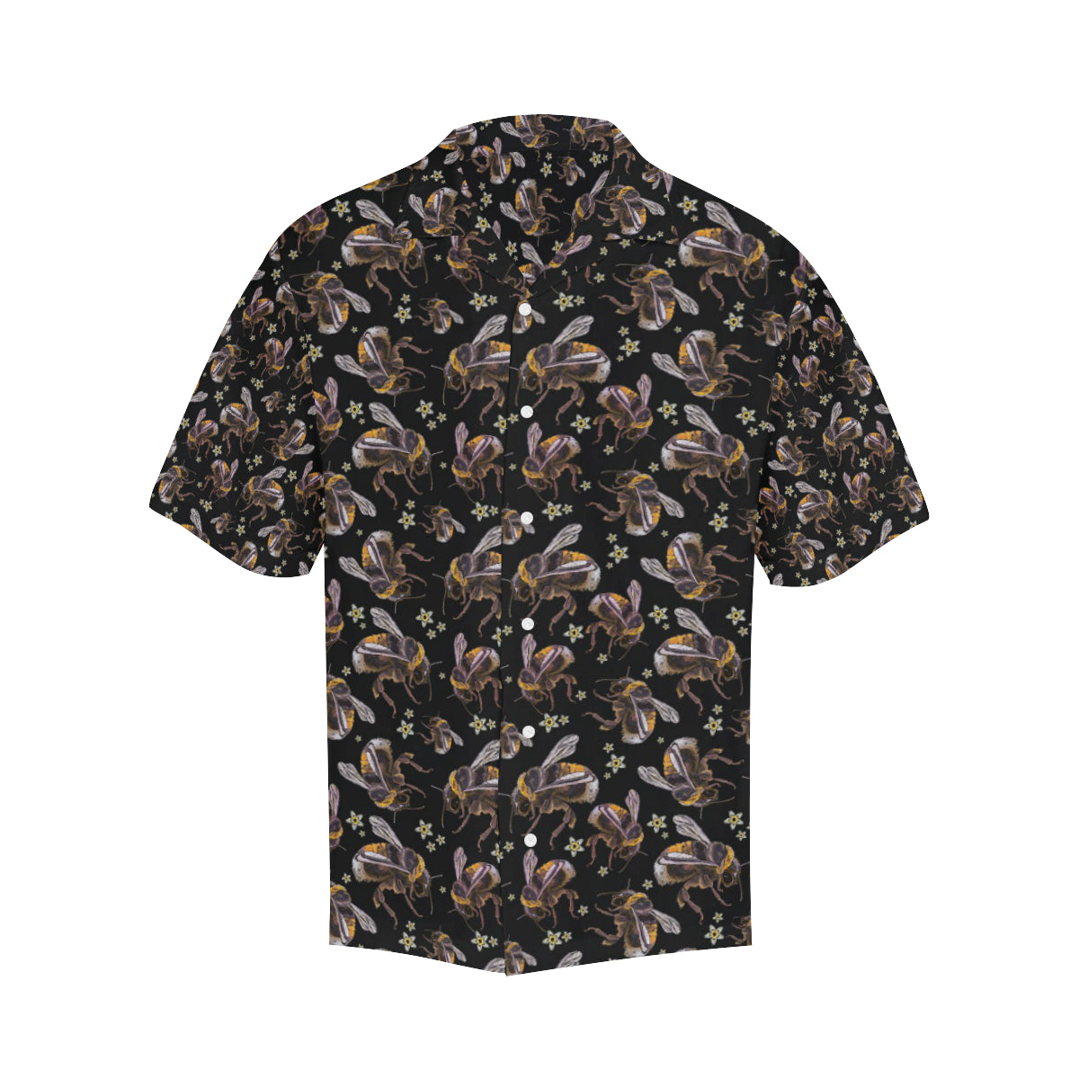Bee Pattern Print Design 04 Men's Hawaiian Shirt