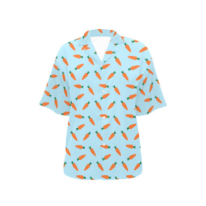Carrot Pattern Print Design 03 Women's Hawaiian Shirt