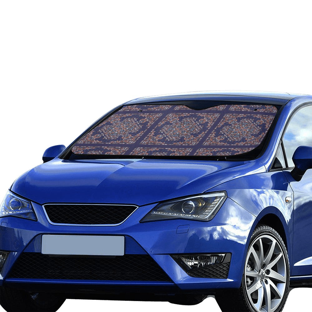 Bandana Print Design LKS3012 Car front Windshield Sun Shade