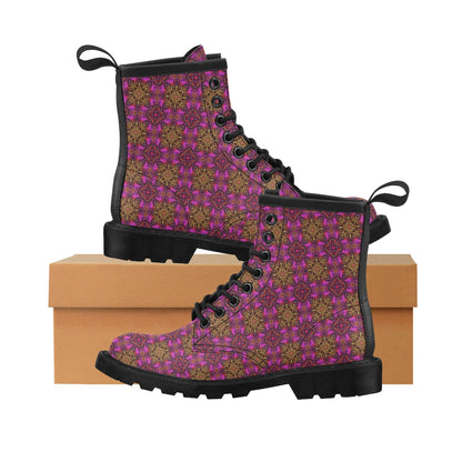 kaleidoscope Abstract Print Design Women's Boots