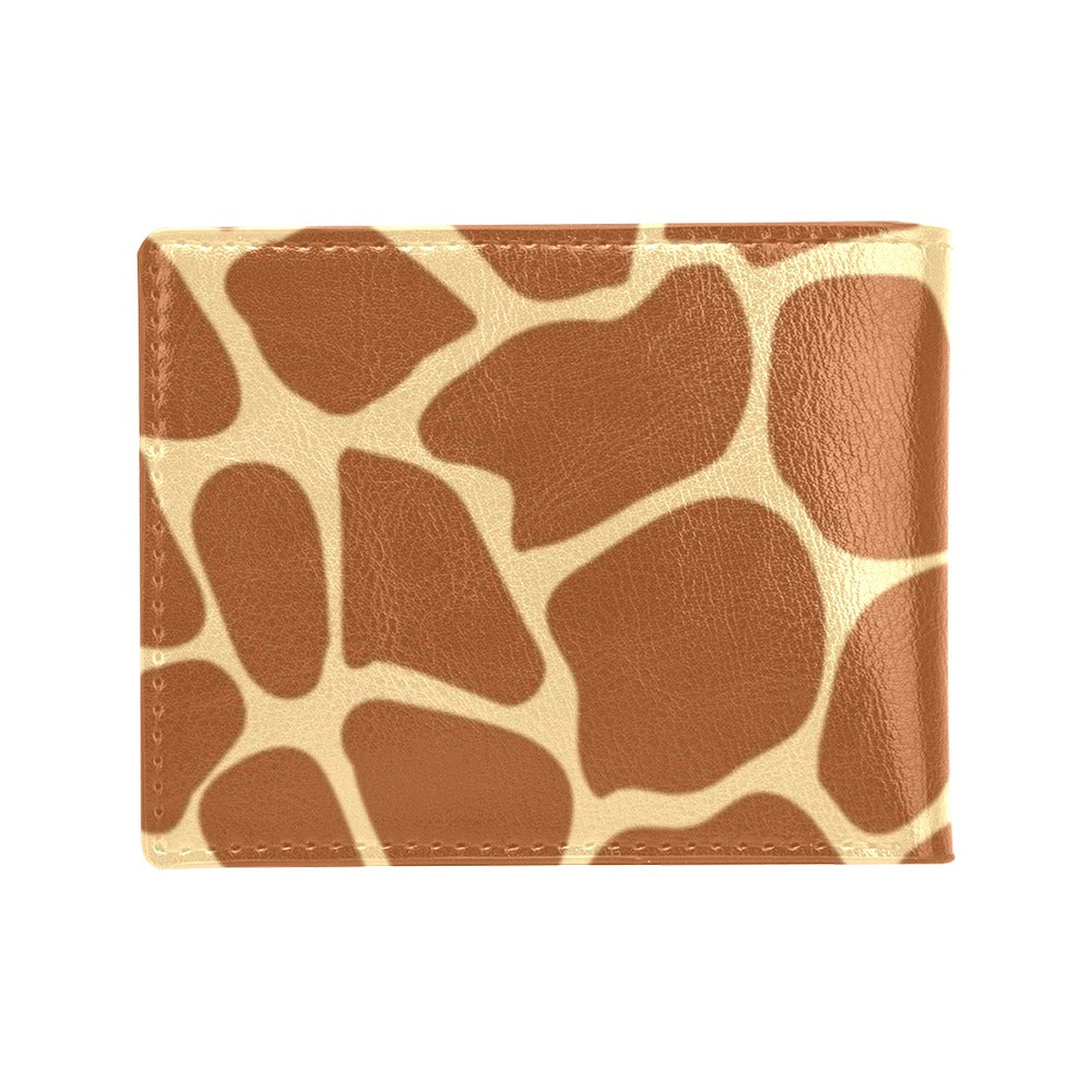 Giraffe Texture Print Men's ID Card Wallet